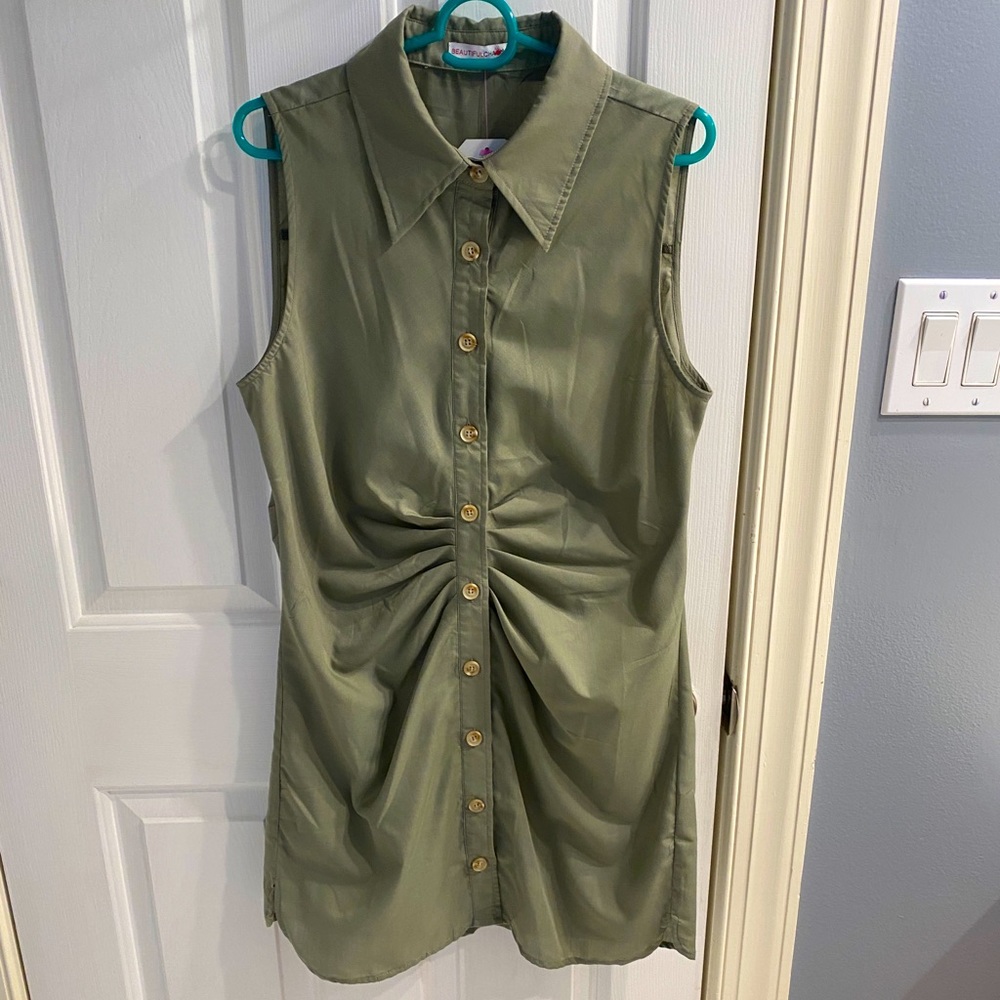 Beautiful chaos shirt dress
